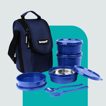 Steel Lunch Box, Set of 4